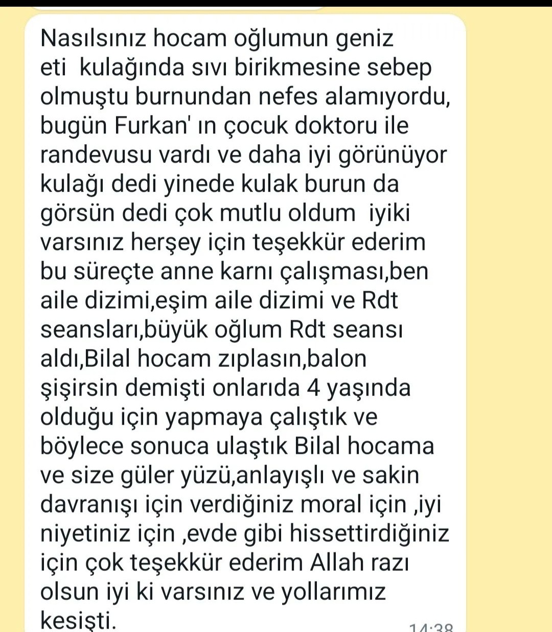 Doğuştan  gelen kulakta sıvı toplanması ve geniz eti rahatsızlığı  