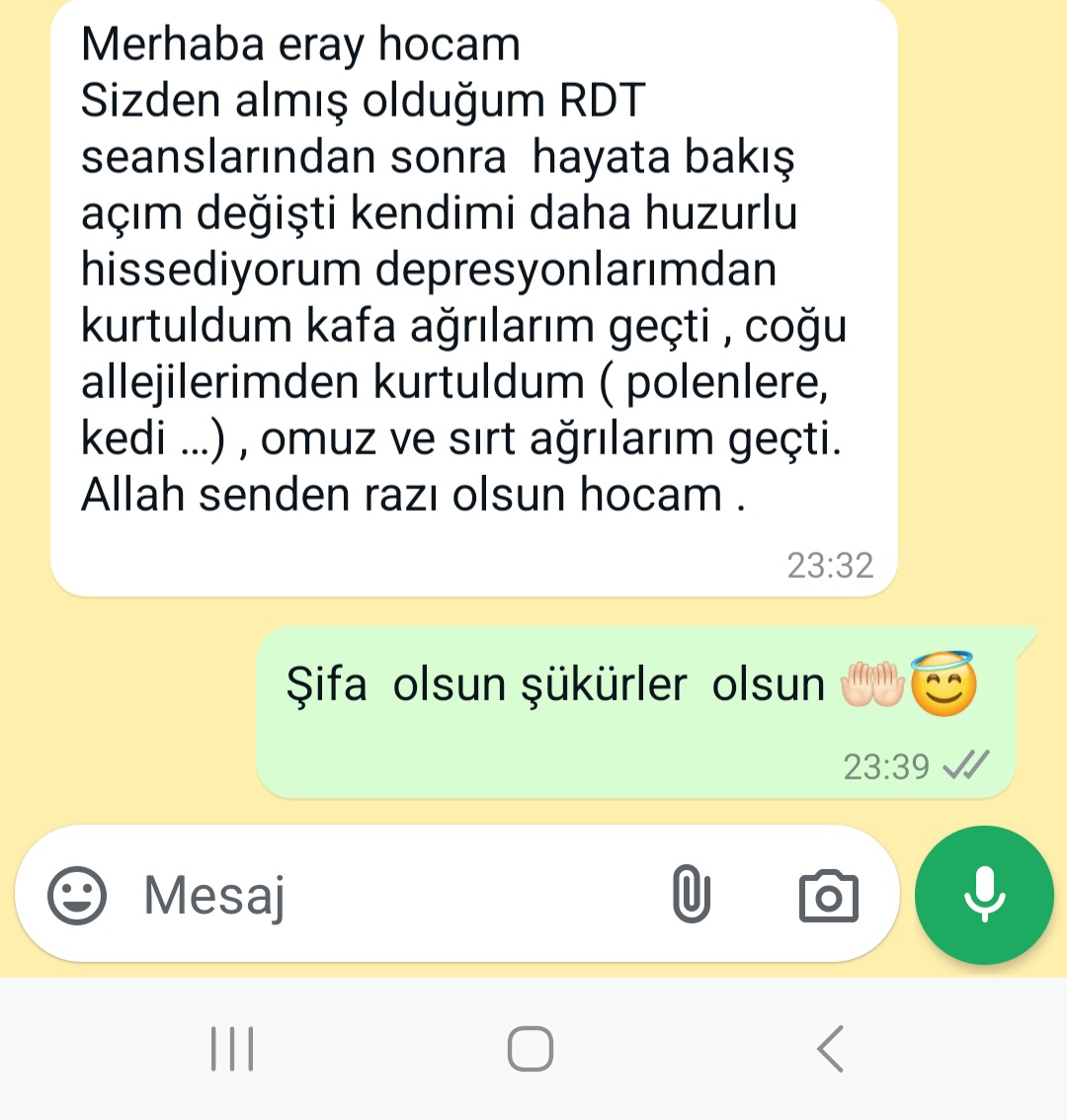 Kedi fobisi ,polen alerjisi ve Yoğun  depresyon Sonucu