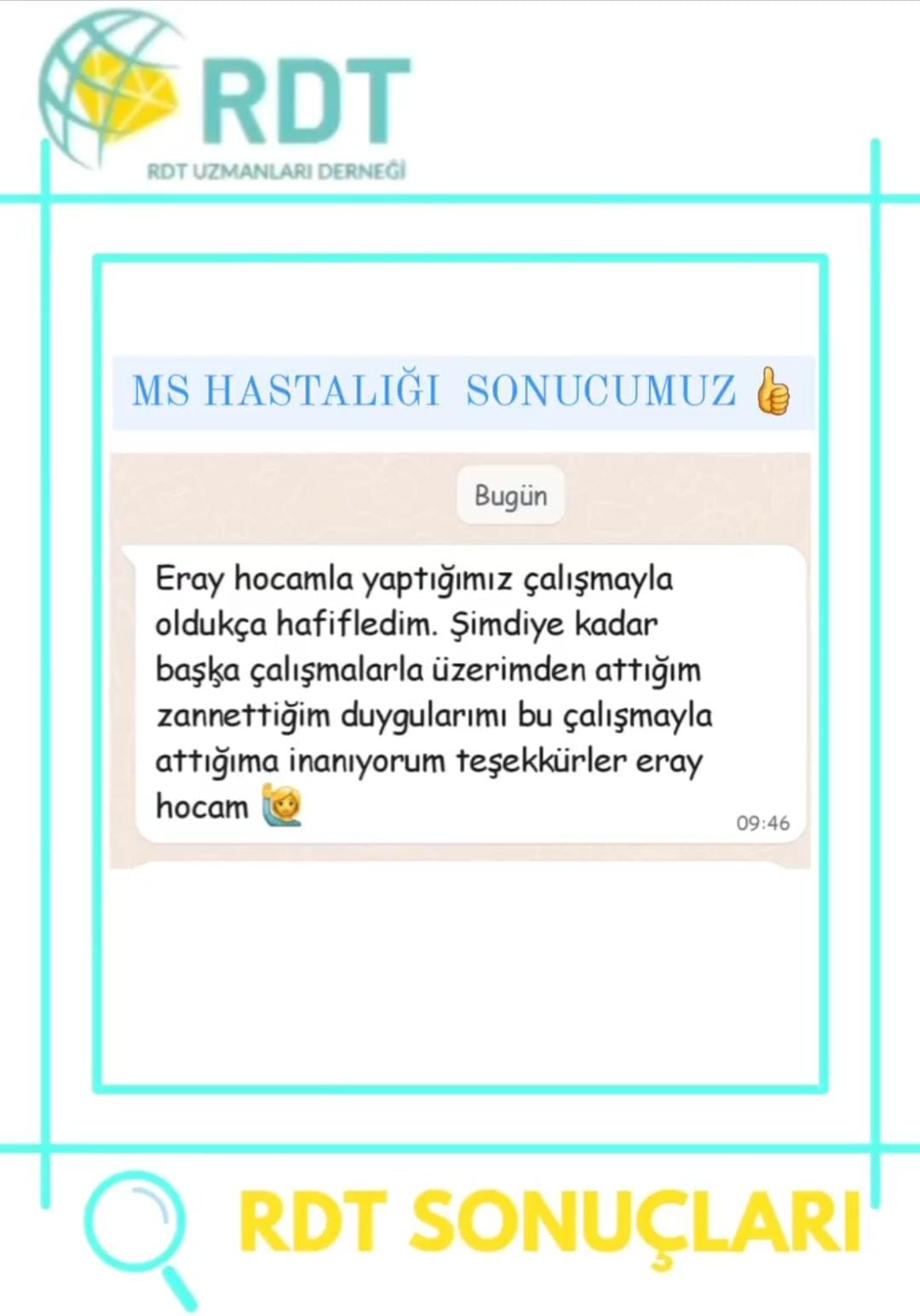 MS (Multiple Skleroz) hastalığı sonucu