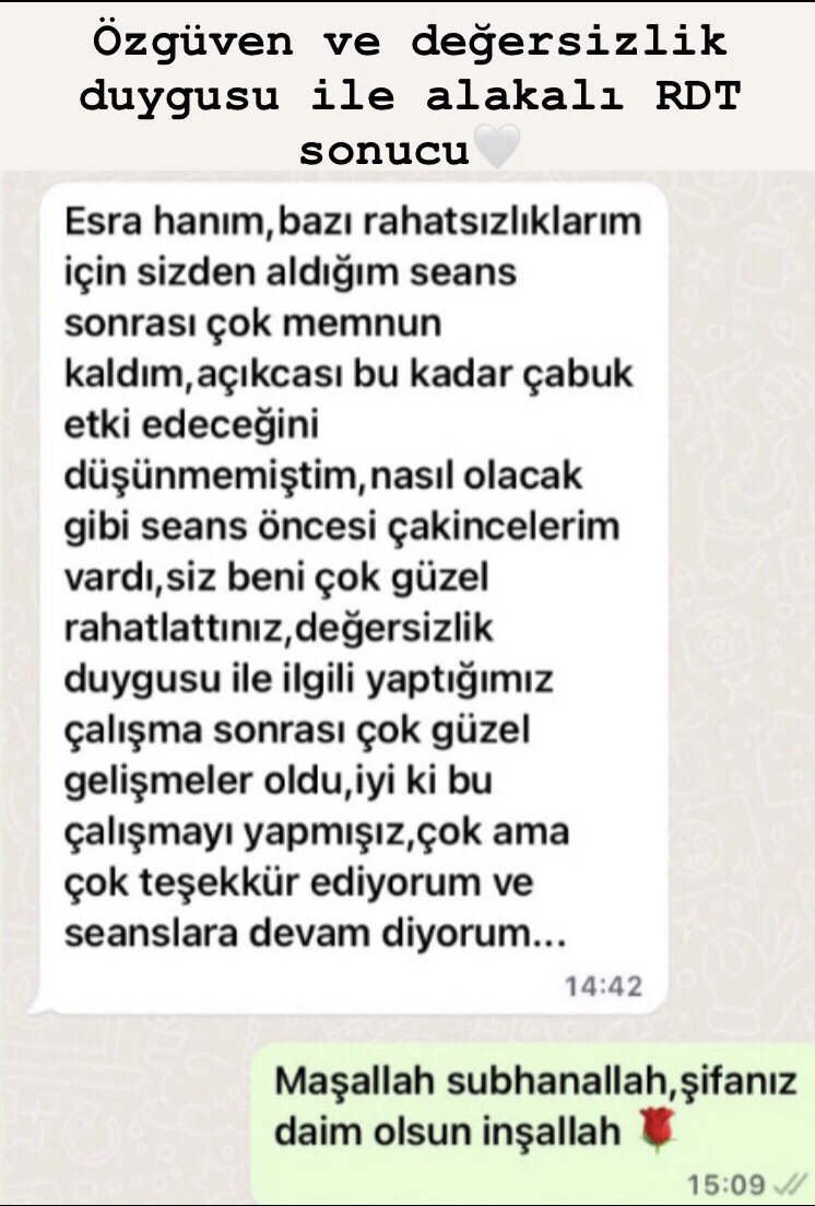 ÖZGÜVEN EKSİKLİĞİ İLE İLGİLİ SONUÇ